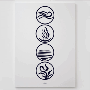 Art Poster Nature Elements